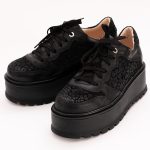 Pantofi Negri cu Platforma Vagam 1133 - imagine 6