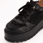 Pantofi Negri cu Platforma Vagam 1133 - imagine 2