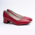 Pantofi Rosii cu Toc Gros Scurt Vagam1727 - imagine 6