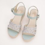 Sandale Bleu cu Talpa Inalta Vagam 1210 - imagine 6