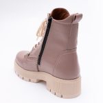 Ghete Bej cu Siret si Fermoar Lateral Vagam1678 - imagine 3