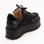 Pantofi Negri cu Platforma Vagam 1133 - imagine 3