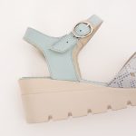 Sandale Bleu cu Talpa Inalta Vagam 1210 - imagine 5