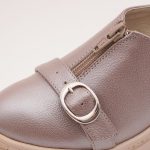 Balerini Gri cu Talpa Inalta Vagam 0975 - imagine 4