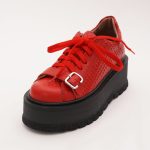 Pantofi Rosii cu Siret Vagam 1026 - imagine 2