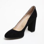 Pantofi Negri cu Toc Gros Vagam0343 - imagine 4