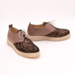 Pantofi Maro cu Siret Vagam 0837 - imagine 2