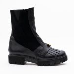 Ghete Negre cu Talpa Joasa Vagam1692 - imagine 2
