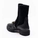 Ghete Negre cu Talpa Joasa Vagam1692 - imagine 3