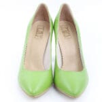 Pantofi Verzi cu Toc Gros Vagam065 - imagine 5