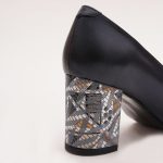 Pantofi Bleumarin cu Toc Gros Vagam0985 - imagine 4