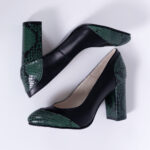 Pantofi Negri cu Toc Gros Vagam0664 - imagine 5