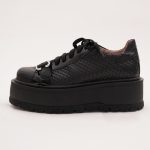 Pantofi Negri cu Siret Vagam 1027 - imagine 3