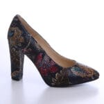 Pantofi Negri cu Toc Gros Vagam0130 - imagine 5