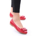 Balerini Rosii cu Funda Vagam046