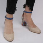 Pantofi Crem Decupati Vagam0256 - imagine 6