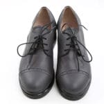 Pantofi Derby Gri Inchis Vagam059 - imagine 4
