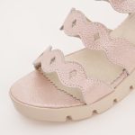 Sandale Roz cu Talpa Inalta Vagam 1209 - imagine 3