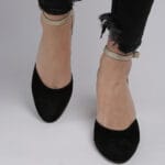 Pantofi Aurii Decupati Vagam0251 - imagine 7