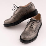 Pantofi Aurii cu Siret Vagam 0677 - imagine 6