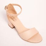 Sandale Crem cu Toc Vagam 0626 - imagine 4