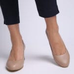 Pantofi Bej cu Toc Gros Vagam0320 - imagine 4