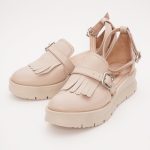 Pantofi Casual Decupati Crem Vagam 1227 - imagine 6