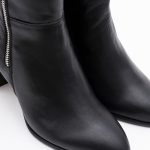 Botine Negre cu Fermoar Vagam1691 - imagine 3
