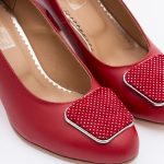 Pantofi Rosii cu Toc Gros Vagam1617 - imagine 4