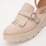 Pantofi Casual Decupati Crem Vagam 1227 - imagine 2