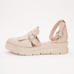 Pantofi Casual Decupati Crem Vagam 1227 - imagine 4