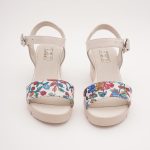 Sandale Crem cu Talpa Inalta Vagam 0967 - imagine 6