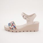 Sandale Crem cu Talpa Inalta Vagam 0967 - imagine 3