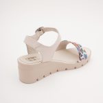 Sandale Crem cu Talpa Inalta Vagam 0967 - imagine 2