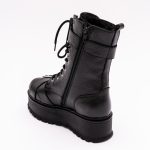 Ghete Negre cu Talpa Tip Platforma Vagam1860 - imagine 4