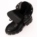 Ghete Negre cu Talpa Inalta Vagam 1292 - imagine 3