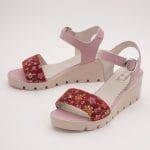 Sandale Roz cu Talpa Inalta Vagam 0960 - imagine 6