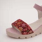 Sandale Roz cu Talpa Inalta Vagam 0960 - imagine 3
