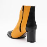 Botine Galbene Mustar cu Fermoar Vagam1440 - imagine 2