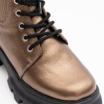 Ghete Aurii cu Siret si Fermoar Lateral Vagam1425 - imagine 4