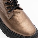 Ghete Aurii cu Siret si Fermoar Lateral Vagam1433 - imagine 2
