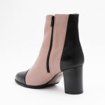 Botine Roz Pudra cu Fermoar Vagam1431 - imagine 3