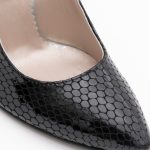 Pantofi Stiletto Negri Luciosi Vagam1420 - imagine 4