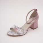 Sandale Roz cu Toc Vagam 0954