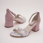Sandale Roz cu Toc Vagam 0954 - imagine 7
