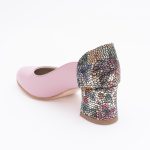 Pantofi Roz cu Toc Gros Vagam1449 - imagine 5