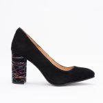 Pantofi Negri cu Toc Gros Vagam1487 - imagine 3