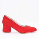 Pantofi Rosii cu Toc Gros Vagam1467 - imagine 5