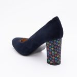 Pantofi Bleumarin cu Toc Gros Vagam1447 - imagine 4