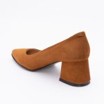 Pantofi Maro cu Toc Gros Vagam1454 - imagine 5